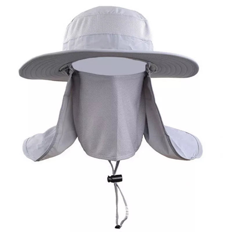 Fisherman's hat with full sun, water, and UV protection in various colors