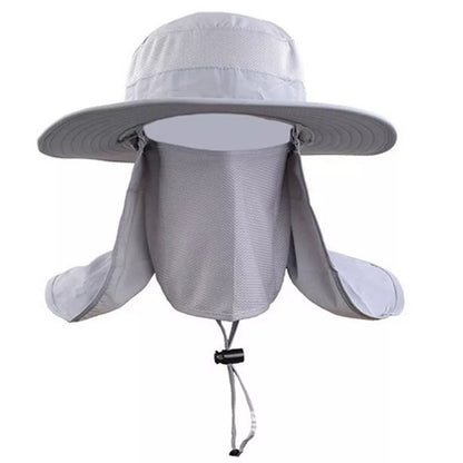 Fisherman's hat with full sun, water, and UV protection in various colors