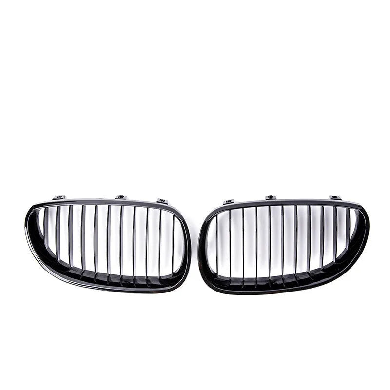 ABS shield carbon fibre effect front grille set for BMW 5-Series E39 E60 E66 models