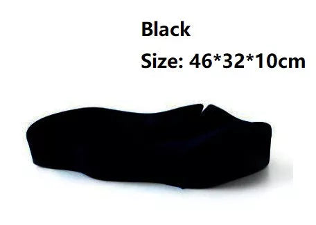 Memory foam seat cushion with non-slip bottom for office and car use