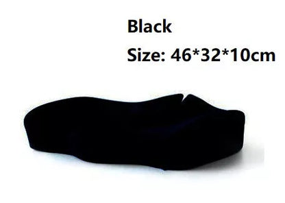 Memory foam seat cushion with non-slip bottom for office and car use