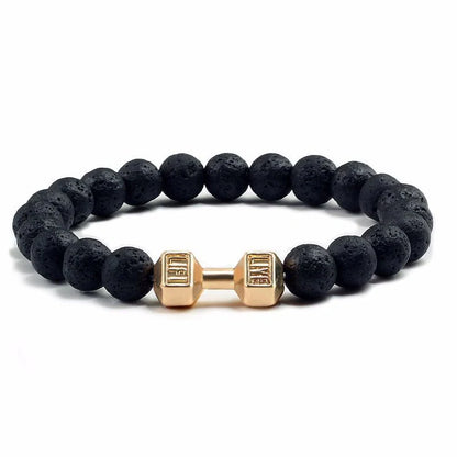 Natural volcanic stone beads bracelet with aromatherapy diffuser in various colors and sizes