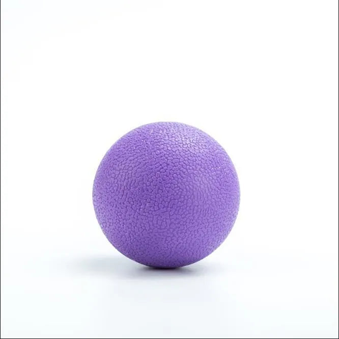 Green TPE massage ball for muscle relaxation with 6.1cm diameter