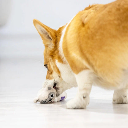 Milky Cute Barking Stick Series Sounding Plush Toy for Dogs in various animal designs