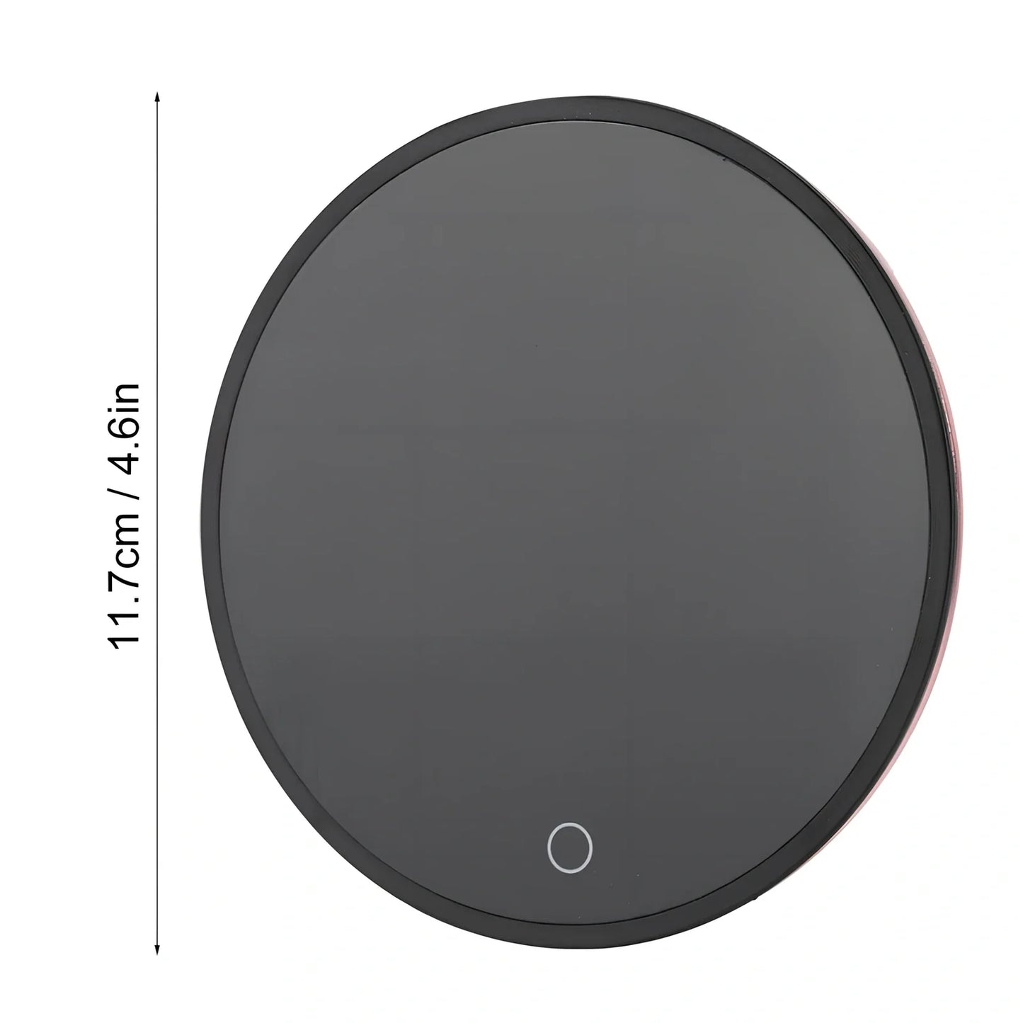 Black electric cup warmer with digital display showing temperature, 115mm diameter, 20mm thickness