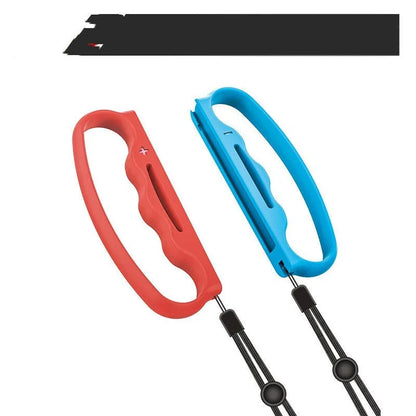 Two Joy-Con controller handle grips with hand ropes in AVS material