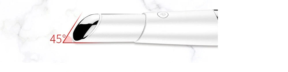 Vibrating eye massager with heat therapy to reduce dark circles and wrinkles