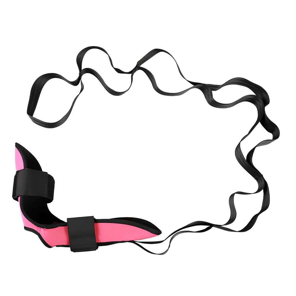Fitness stretching belt for plantar fasciitis with 23cm length and multiple colour options
