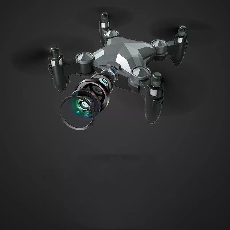 Foldable mini UAV drone with HD camera for aerial photography and mobile control