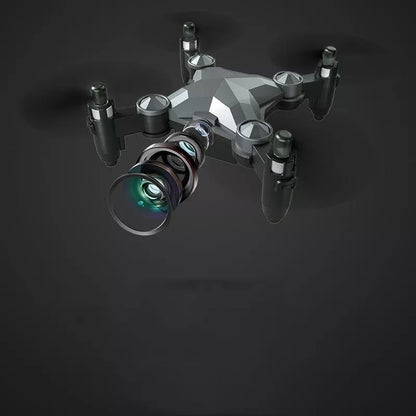 Foldable mini UAV drone with HD camera for aerial photography and mobile control