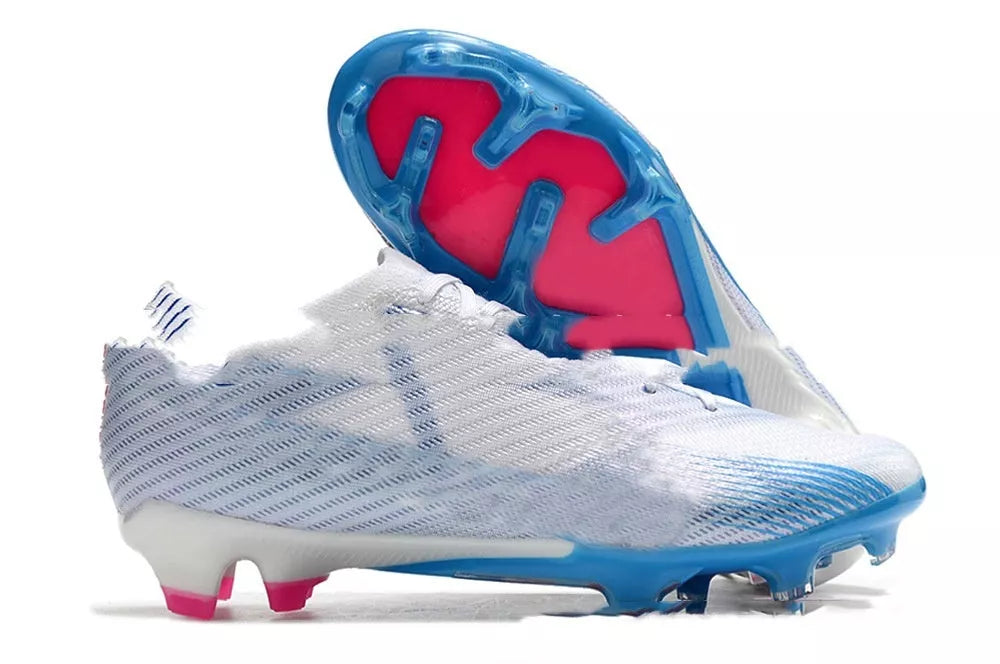 Men's waterproof knitted soccer shoes with full air cushion, sizes 39-55