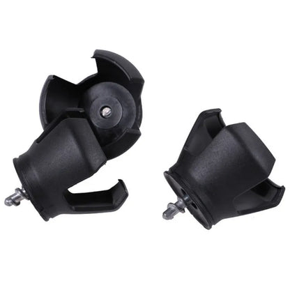 Black aluminium golf ball picker clip weighing 60g for course retrieval and outdoor sports