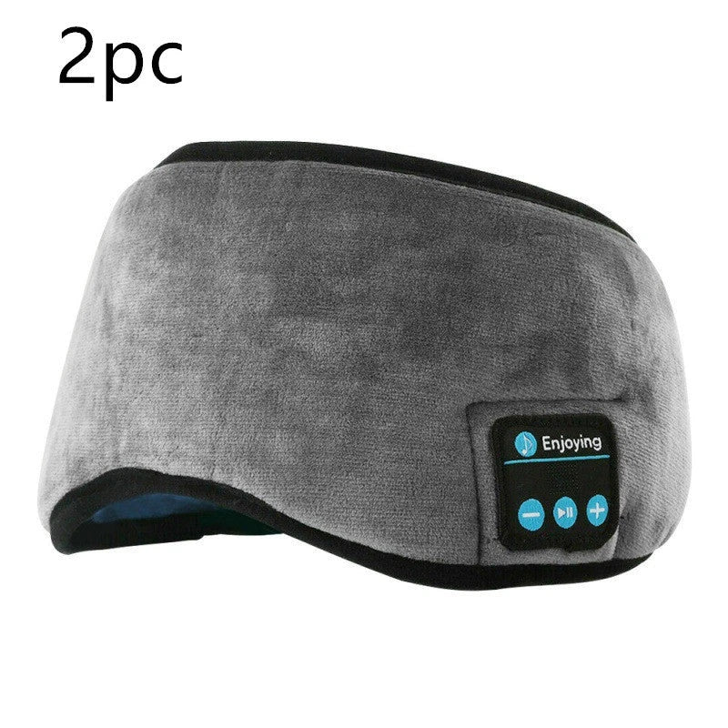 Wireless Bluetooth 5.0 Sleep Headphones with Plush Sleep Mask and Music Player