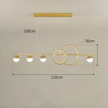 Rectangular aluminium ceiling lamp in black or gold finish, with remote control for dimming, sizes 80cm 95cm 120cm