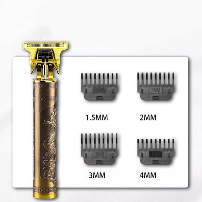 Rechargeable Fashion Hair Clipper Set with washable blade and four limit combs