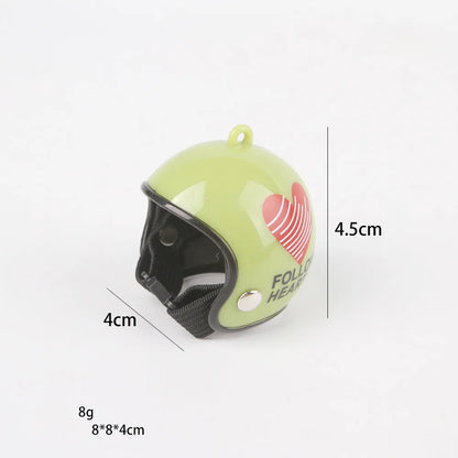 Small adjustable pet helmet for chickens and birds with sponge lining in various costume designs