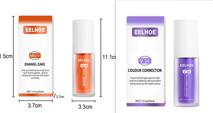 30ml fluoride-free whitening toothpaste in 12.5cm compact tube with teeth whitening variant