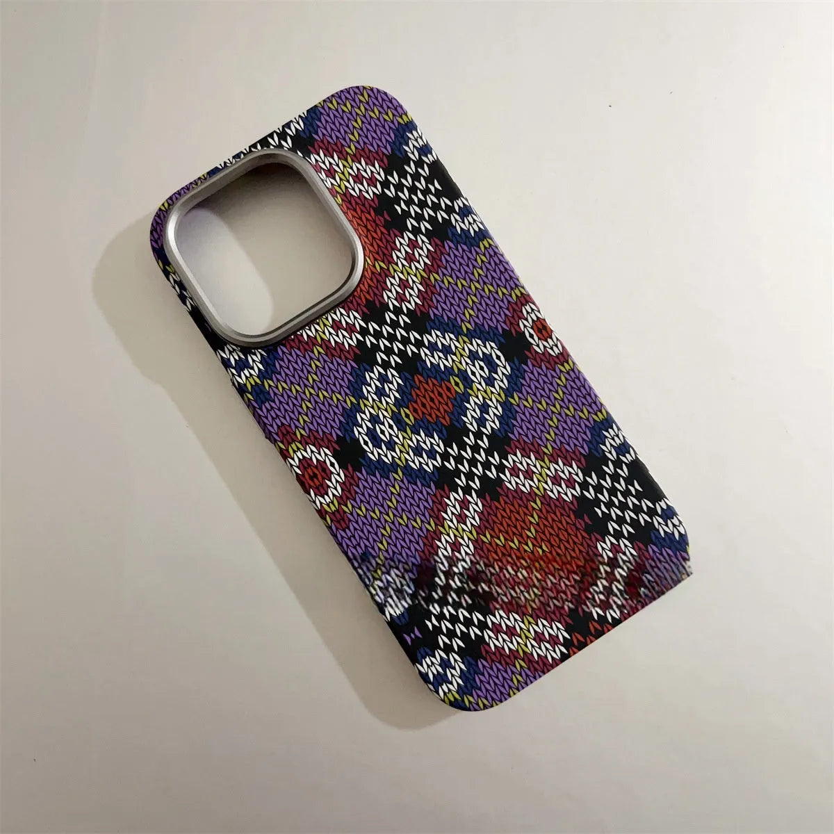 Kevlar skin feeling hard PC phone case with micro relief and magnetic suction for iPhone 12-15 Pro Max.
