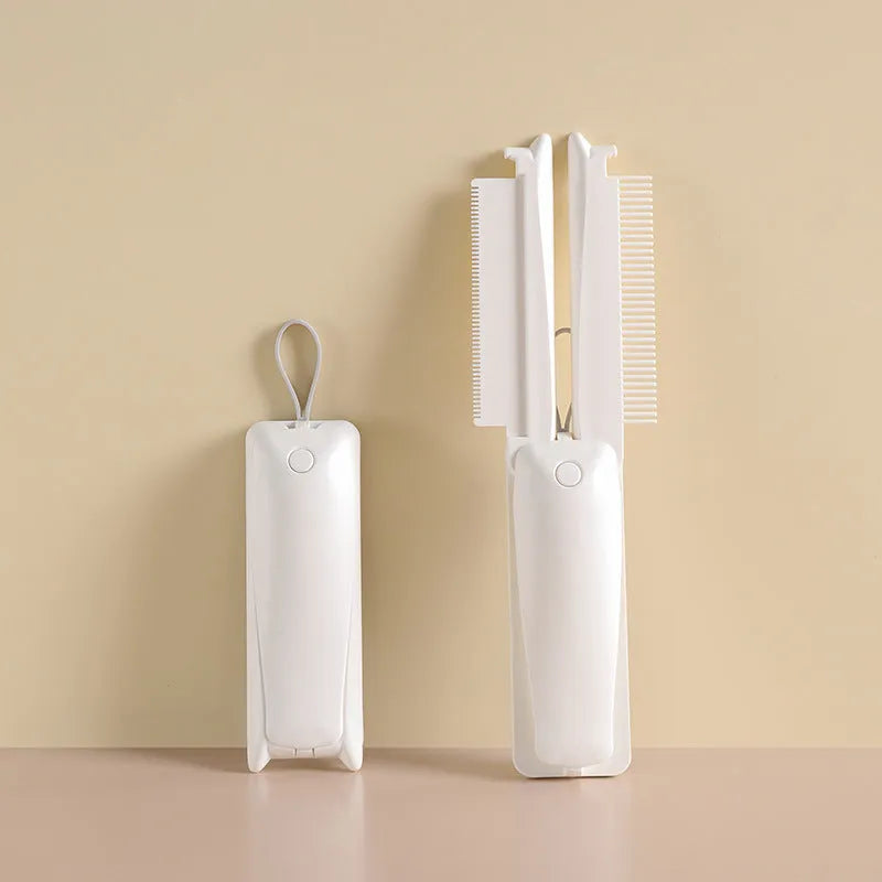 Pet grooming brush for dogs and cats in ABS plastic with bristles for removing loose hair and detangling