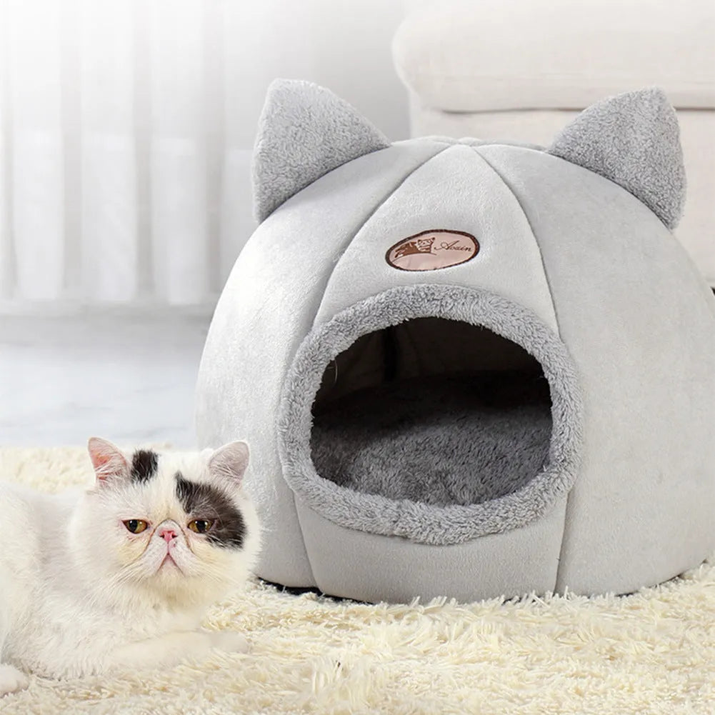 L size 36cm cube fully enclosed cat sofa bed with removable cushion