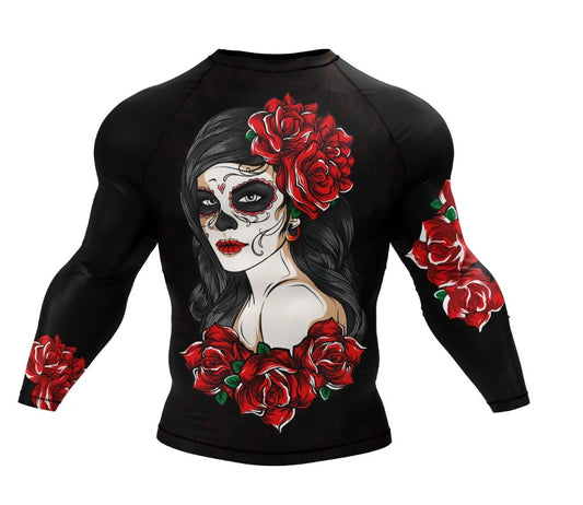 XMARTIAL Dark Mystic Rash Guard for martial arts training and competition