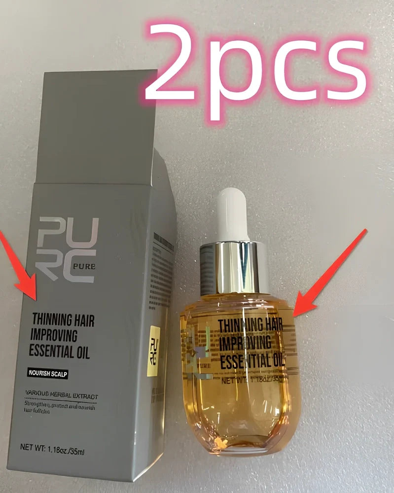 35ml anti-drop hair care oil bottle for strengthening and repairing damaged hair