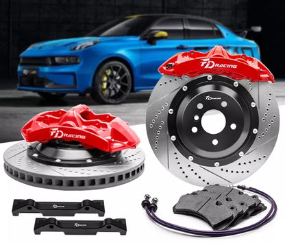 Volkswagen Brake Caliper Kit with big six piston design for enhanced braking performance
