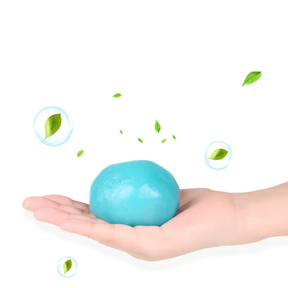 Car cleaning soft gel for removing dust from air vents and narrow dashboard gaps