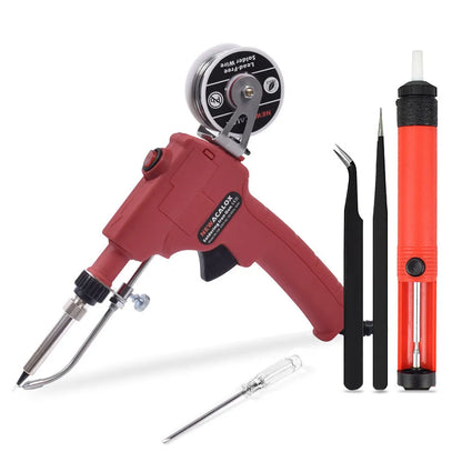 60W manual soldering iron with alloy tip, ABS plastic handle, 900M series head, and PTC ceramic heating core