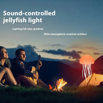 Jellyfish Mood Lamp with Adjustable Tentacles and Vibrant LED Lighting