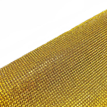 Rhinestone sticker net on backing sheet for hot drilling application to fabrics in multiple colour options