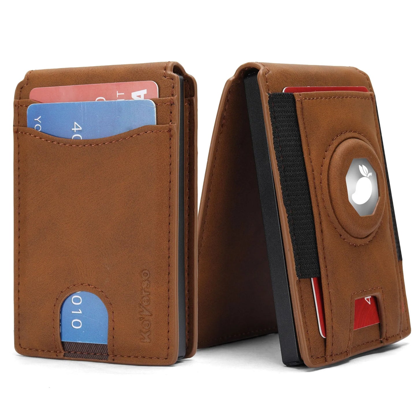 Men's RFID blocking card holder wallet in microfiber available in three colours