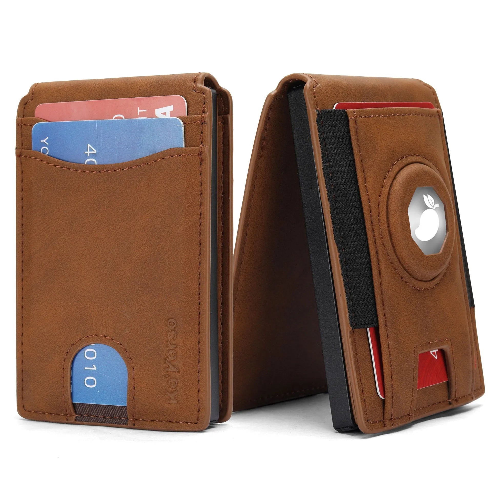 Men's RFID blocking card holder wallet in microfiber available in three colours
