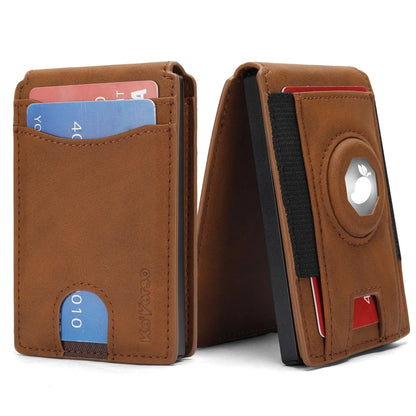 Men's RFID blocking card holder wallet in microfiber available in three colours