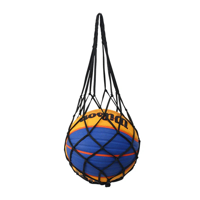 Durable mesh sports bag for basketball, football, and volleyball with bold storage options