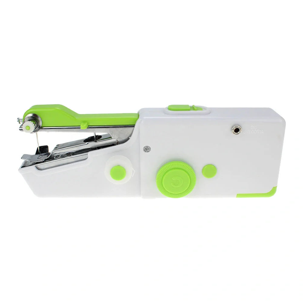 Portable Mini Hand Sewing Machine for quick fabric repairs, cordless operation, compact design