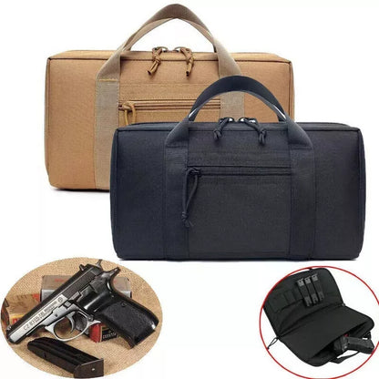 15-inch Tactical Gun Storage Bag with thick webbing for secure firearm transportation