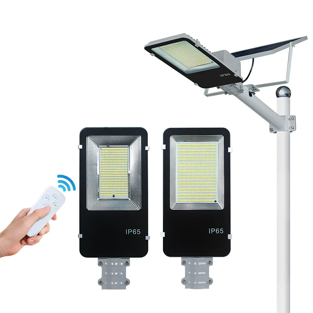 LED solar courtyard street lamp with motion sensor and weatherproof IP65 rating for outdoor illumination