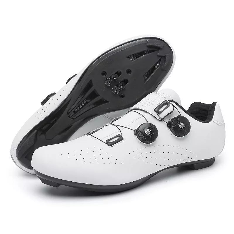 Road bike shoes with built-in lock for secure and comfortable cycling