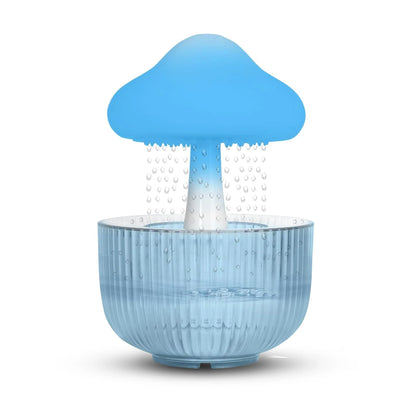 Humidifier with cloud-like mist, ambient lighting, and essential oil aroma for home decor