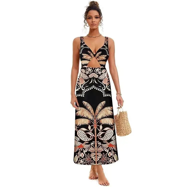 Women's black polyester one-piece swimsuit with lining for beach and pool swimming