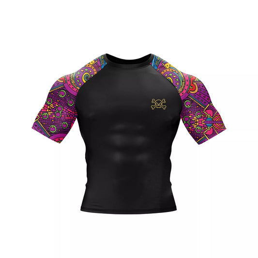 Aztec Longsleeve and Shortsleeve Shirts by XMartial - Durable Activewear for Martial Arts and Fitness
