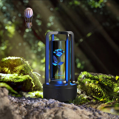 Stylish 2-in-1 Acrylic Lamp and Bluetooth Speaker with Touch Controls and Versatile Designs