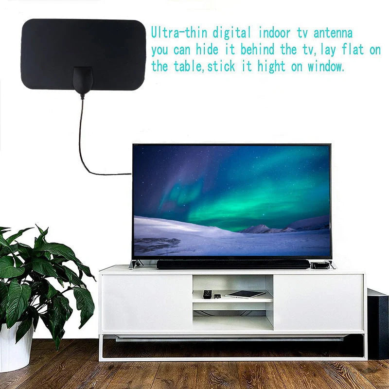 Mini HDTV Indoor Antenna for free digital TV channels in HD quality