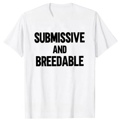 Loose fit men's cotton T-shirt with a humorous graphic print on the front.