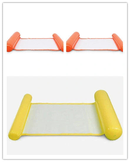 Inflatable Water Lounge Chair in pool with hammock-style design for ultimate relaxation