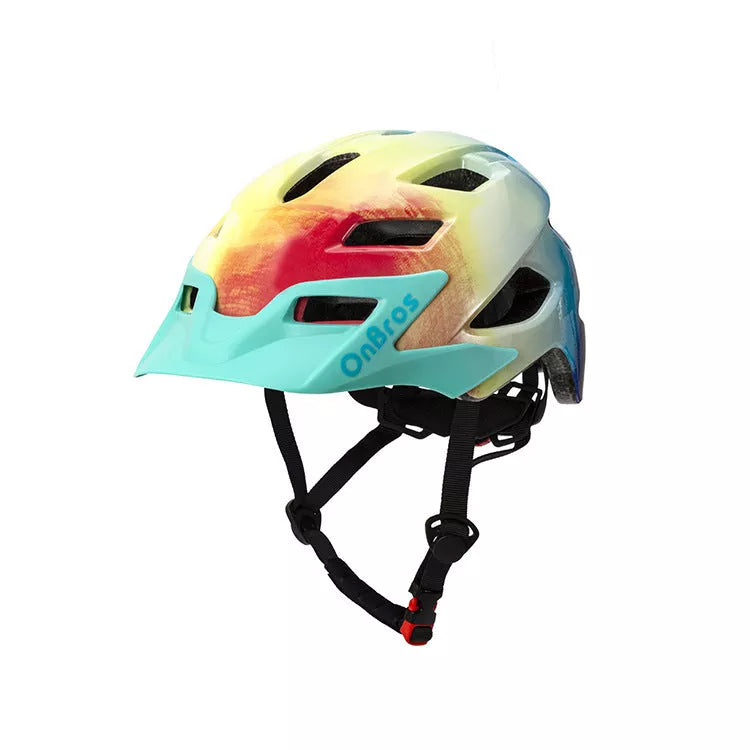 Children's bicycle and skateboard helmet in multiple colors, adjustable for a secure fit