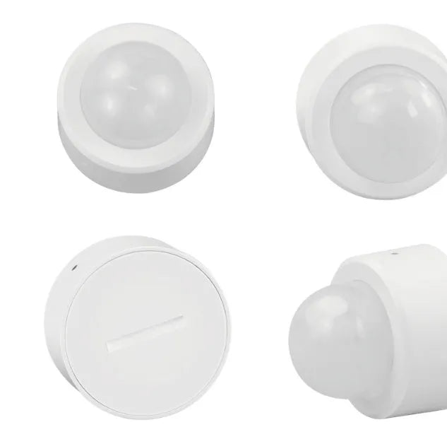 White wireless infrared body sensor with ZigBee3.0 connectivity for home security