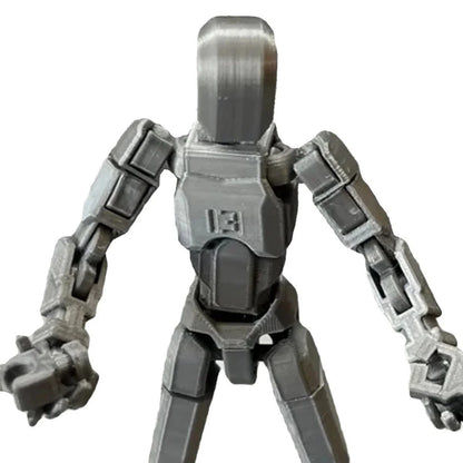 Versatile multi-jointed robotic action figure with customizable posing and design capabilities
