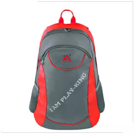 Multi-functional outdoor backpack with built-in folding chair in blue, red, or black